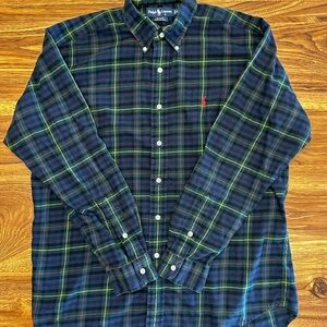 Ralph Lauren Men's Multicolor Plaid Button Down Shirt